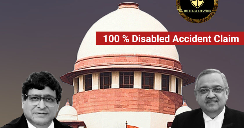Supreme Court Sets New Benchmark for Accident Claims: Enhances Compensation for 100% Disabled Accident Victim