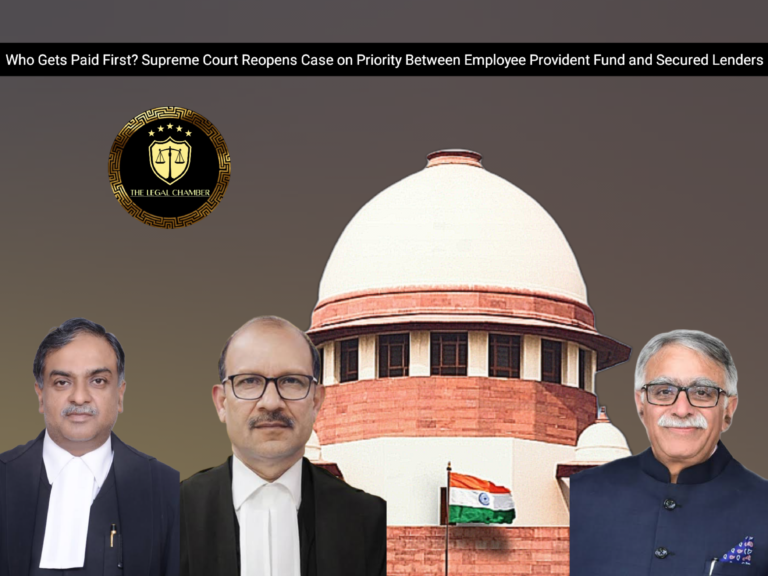 Case Title: M/S Edelweiss Asset Reconstruction Limited vs. Regional PF Commissioner II and Recovery Officer, RO Bengaluru (Koramangala) & Anr.